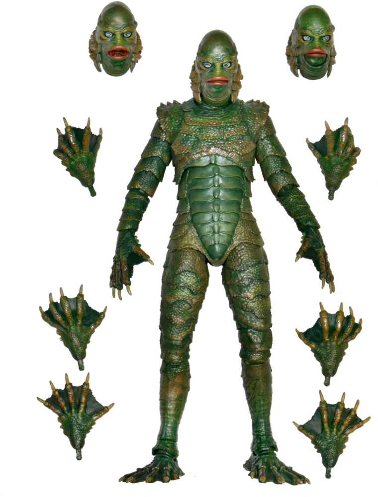 Creature from the Black Lagoon - FILMS - CLASSIC UNIVERSAL MONSTERS (Creature from the Black Lagoon (1954)) action figure collectible [Barcode 634482048221] - Main Image 4