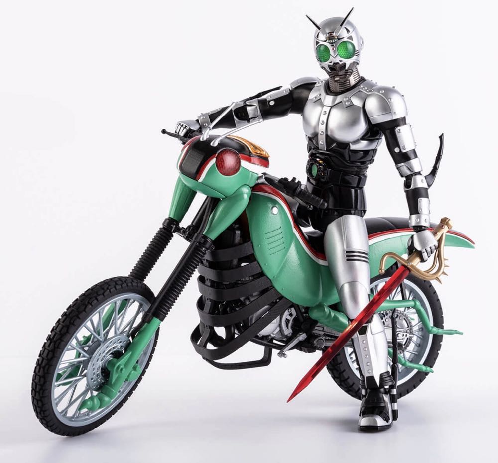 Kamen Rider Bike Bandai Tamashii Nations S.h. Figuarts Battle Hopper Action Figure - Bandai S.H. Figuarts Tamashii Nations action figure collectible [Barcode 4543112832030] - Main Image 2