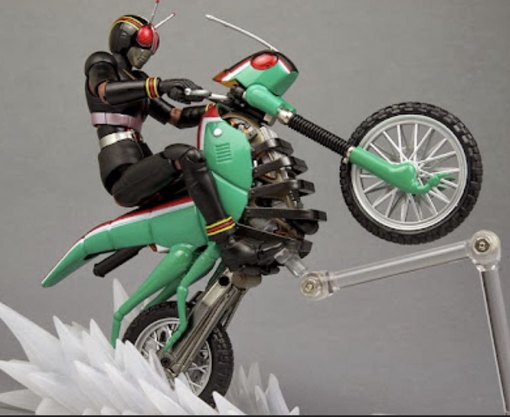 Kamen Rider Bike Bandai Tamashii Nations S.h. Figuarts Battle Hopper Action Figure - Bandai S.H. Figuarts Tamashii Nations action figure collectible [Barcode 4543112832030] - Main Image 4