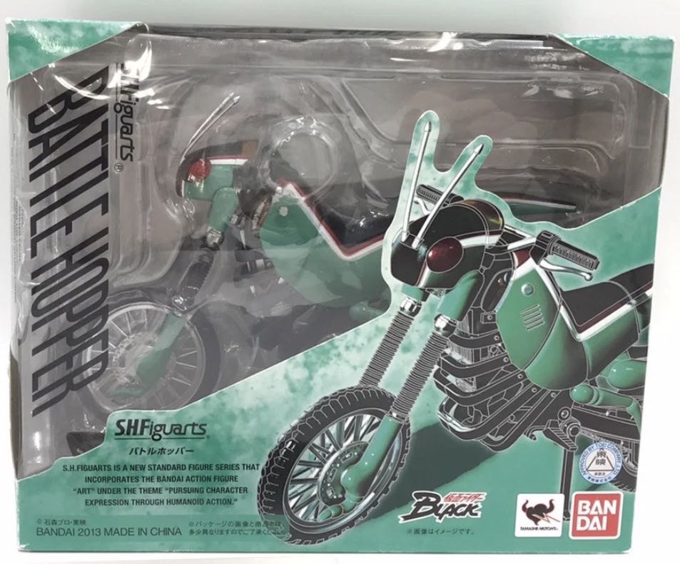 Kamen Rider Bike Bandai Tamashii Nations S.h. Figuarts Battle Hopper Action Figure - Bandai S.H. Figuarts Tamashii Nations action figure collectible [Barcode 4543112832030] - Main Image 5