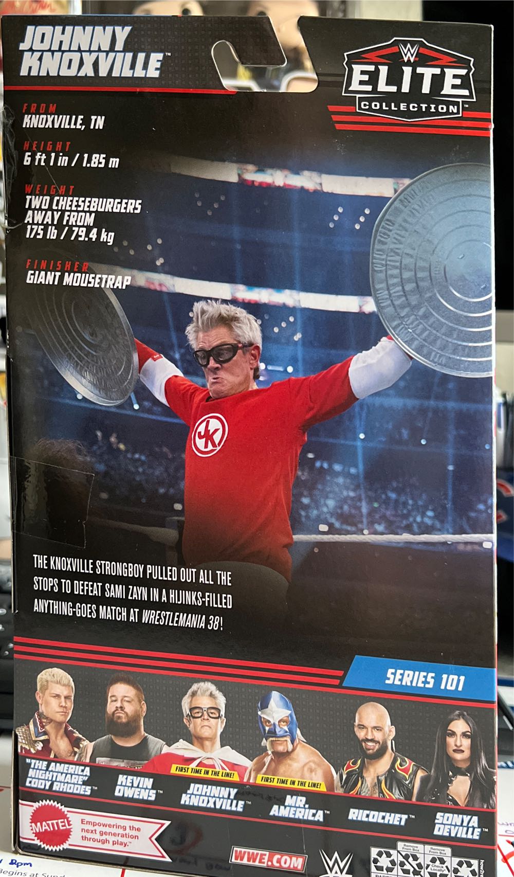 Johnny Knoxville - Mattel Wwe (WWE) action figure collectible - Main Image 2