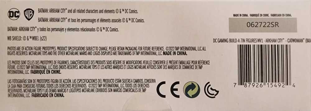 DC MULTIVERSE - Catwoman - McFarlane Toys (Batman: Arkham City) action figure collectible [Barcode 787926154924] - Main Image 4