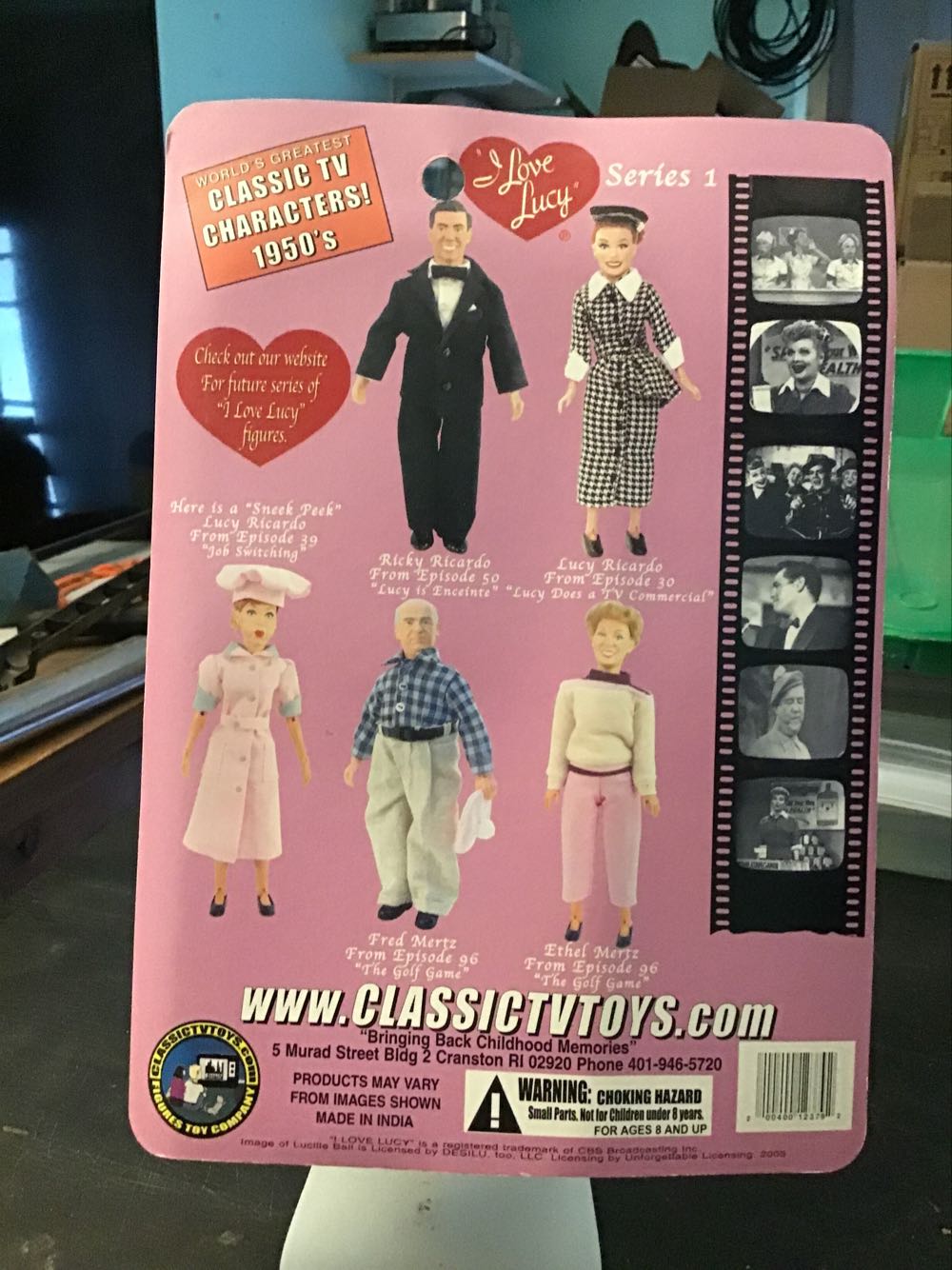 I Love Lucy Ethel - Classic TV Toys (I Love Lucy) action figure collectible [Barcode 200400123792] - Main Image 2