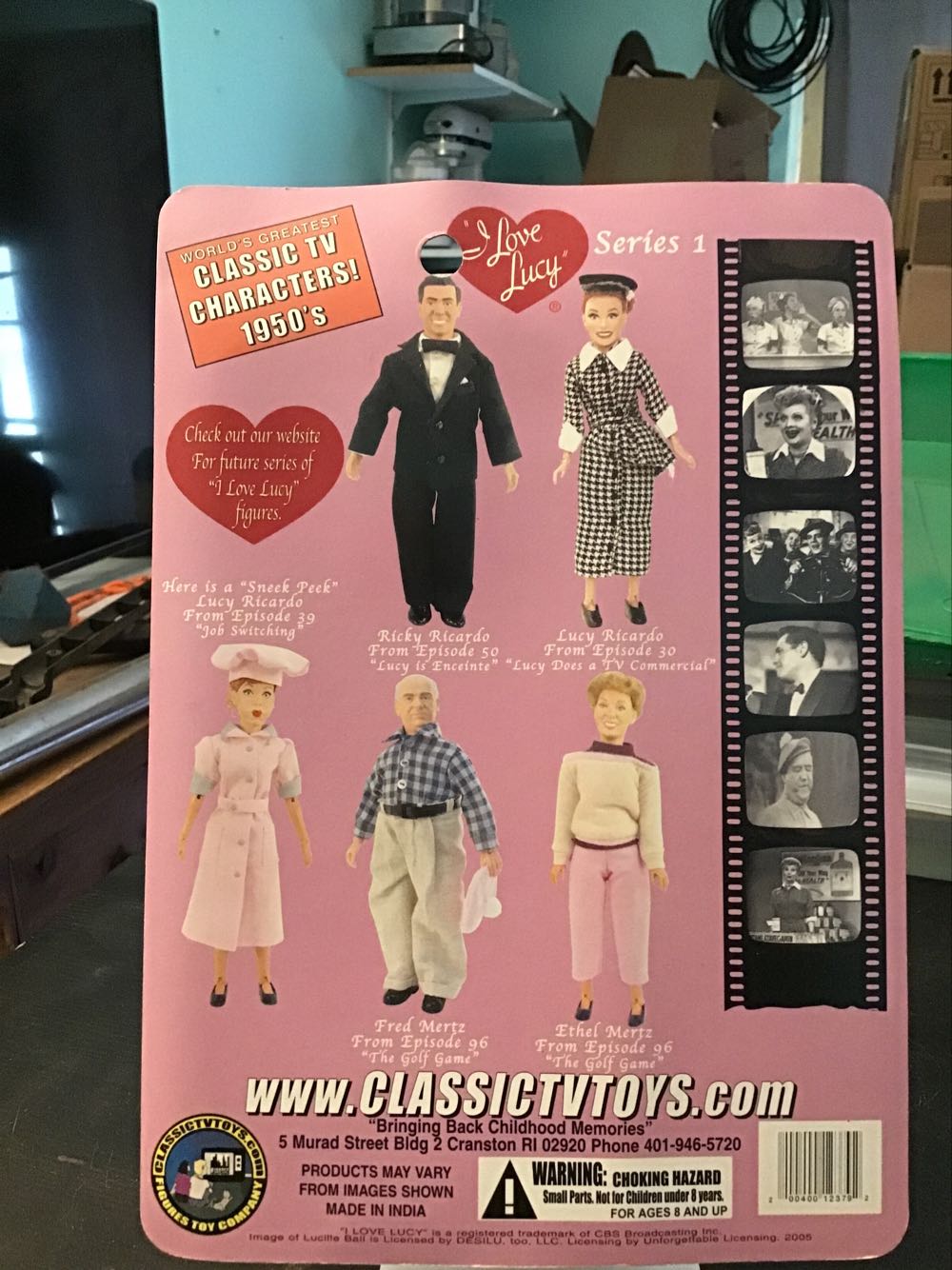 I Love Lucy Lucy - Classic TV Toys (I Love Lucy) action figure collectible [Barcode 200400123792] - Main Image 2