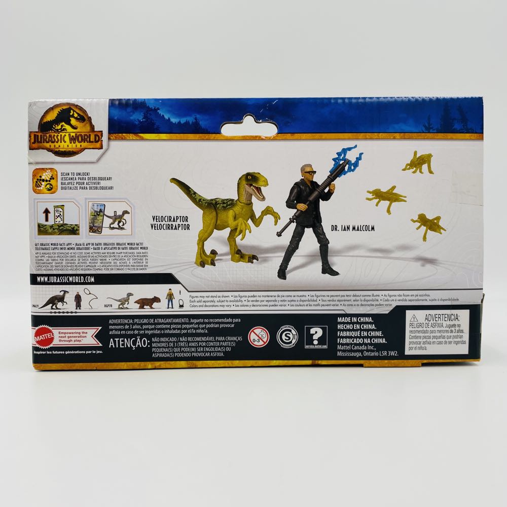 Jurassic World: Velociraptor - Mattel (Jurassic World Dominion) action figure collectible - Main Image 3