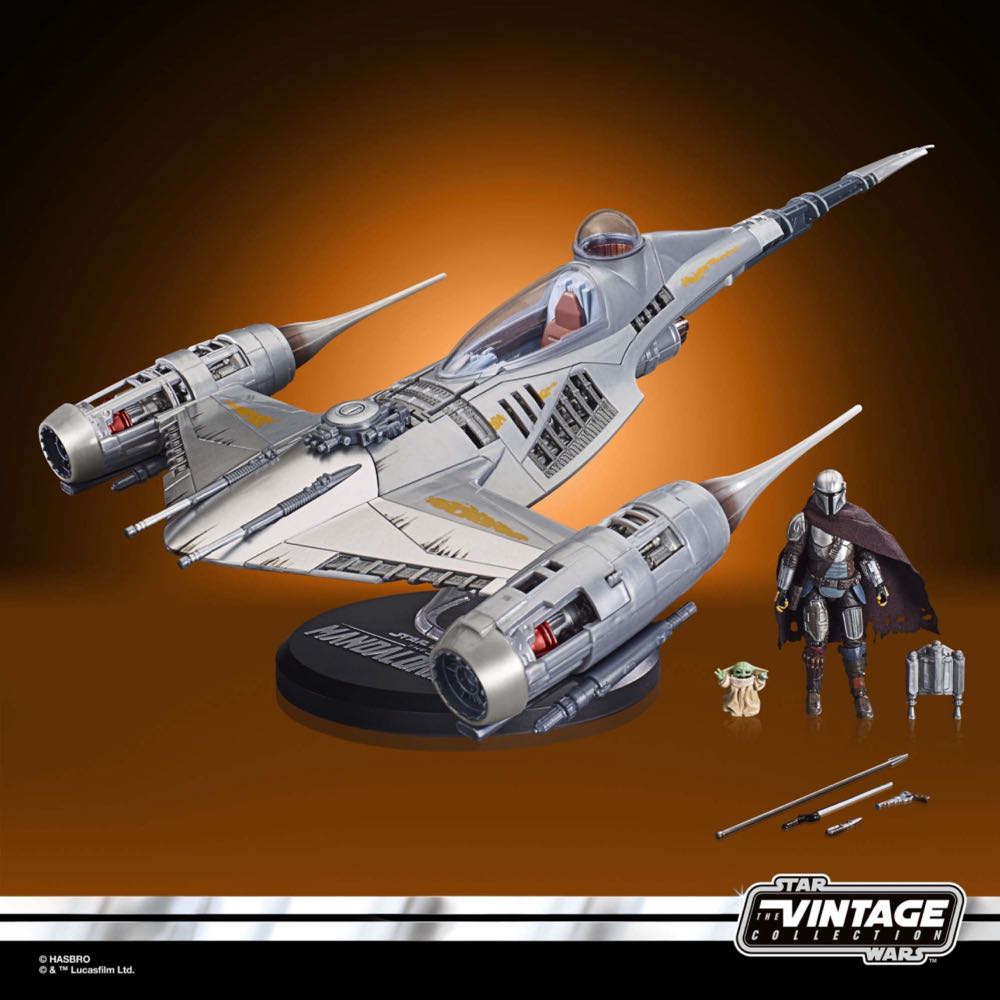 Din Djarin W/N-1 Starfighter - Hasbro (The Mandalorian) action figure collectible - Main Image 4