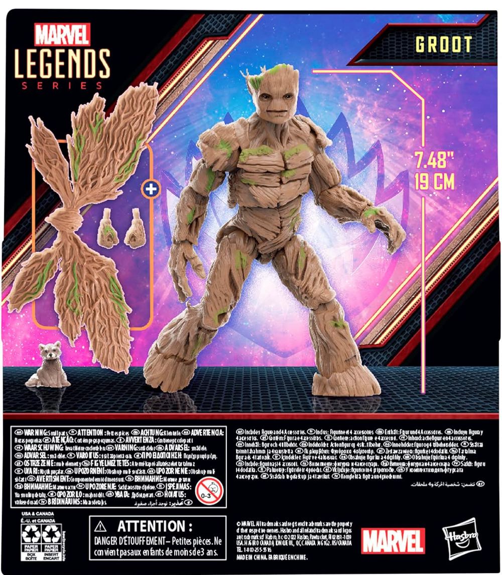 Mcu Guardians Of The Galaxy Vol. 3 - Groot - Hasbro (Marvel Legends) action figure collectible [Barcode 5010994181673] - Main Image 8