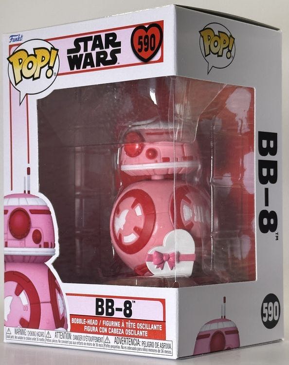 Star Wars: Valentines Day - BB-8 #590 - Funko (Valentine’s Day Star Wars) (Valentine’s Day Star Wars) action figure collectible [Barcode 889698676113] - Main Image 4