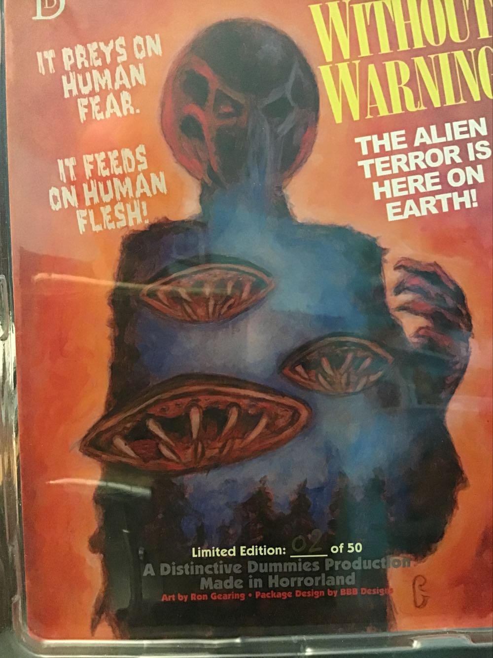 HORROR- Without Warning-The Alien - Distinctive Dummies (Without Warning) action figure collectible - Main Image 2