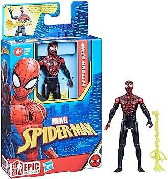 Spider-Man (Miles Morales) - Hasbro (Marvel Epic Hero) action figure collectible - Main Image 2