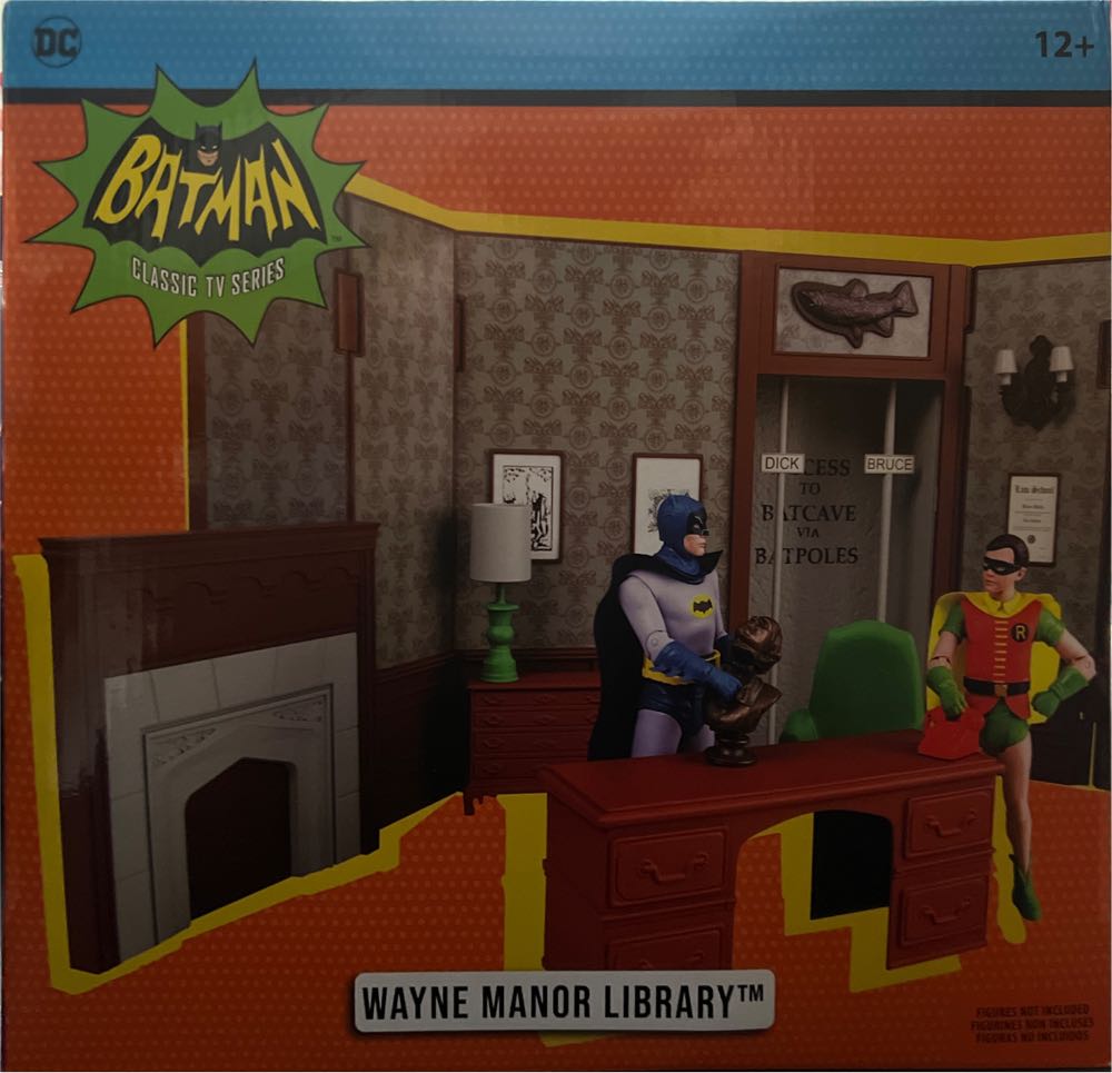 Wayne Manor Library - McFarlane Toys (Batman ‘66) (Batman ‘66) action figure collectible [Barcode 787926150377] - Main Image 2