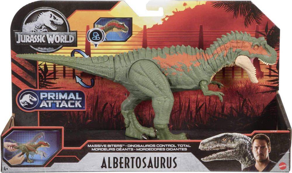 Jurassic World: Albertosaurus - Mattel (Jurassic World: Massive Biters) action figure collectible - Main Image 2