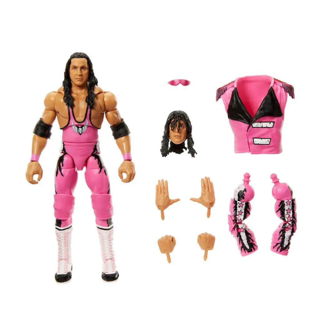 Bret “Hit Man” Hart - Mattel (WWE Ultimate Edition: WWE Legends) action figure collectible [Barcode 194735115693] - Main Image 2