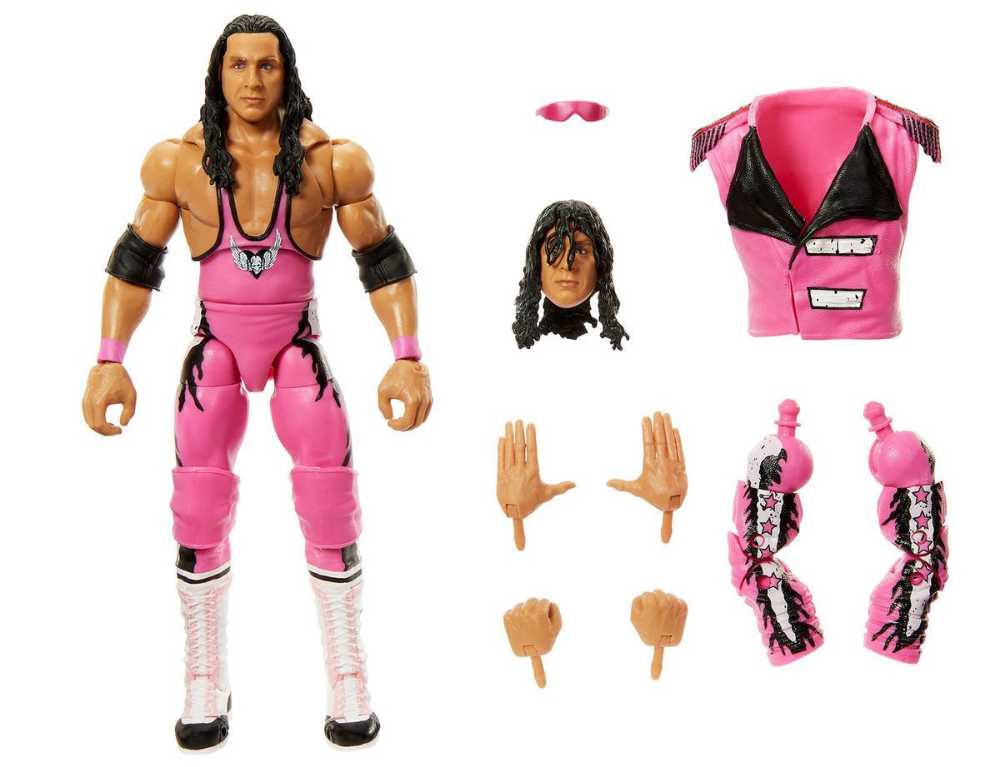 Bret “Hit Man” Hart - Mattel (WWE Ultimate Edition: WWE Legends) action figure collectible [Barcode 194735115693] - Main Image 3