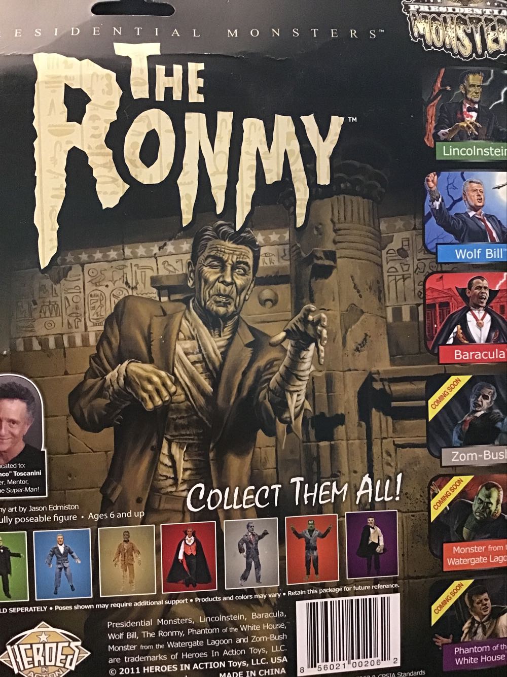 Presidential Monsters The Ronmy - Heroes In Action Toys (Presidential Monsters) action figure collectible [Barcode 856021002062] - Main Image 2
