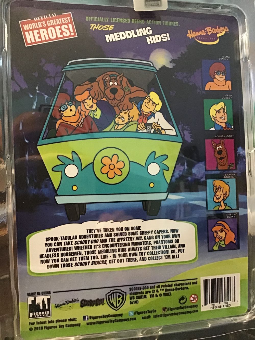 Scooby-Doo- Fred Jones - Figures Toy Company (Scooby-Doo) action figure collectible [Barcode 744881538268] - Main Image 2