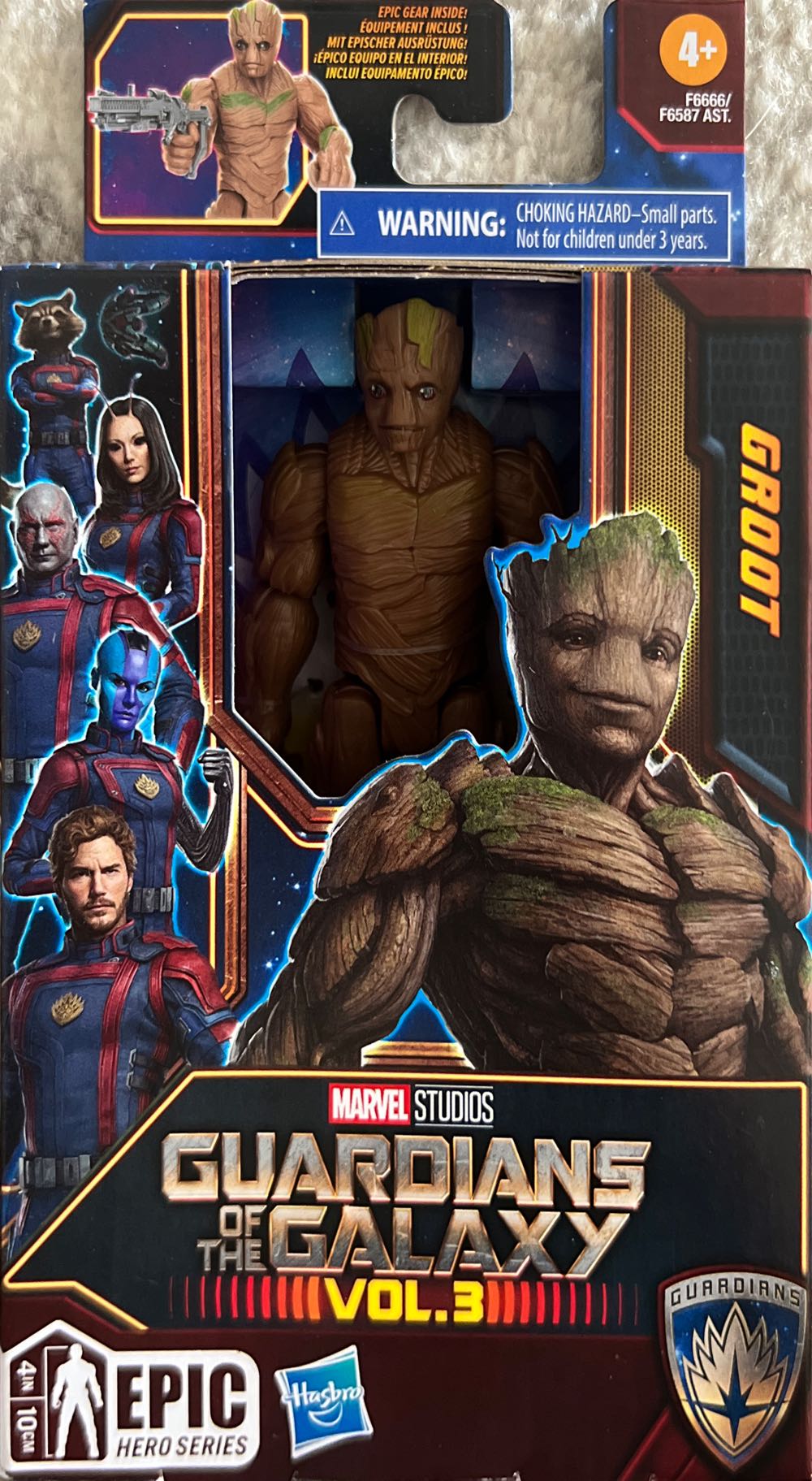 Marvel- Groot Guardians Of The Galaxy 3  action figure collectible [Barcode 5010996174000] - Main Image 1