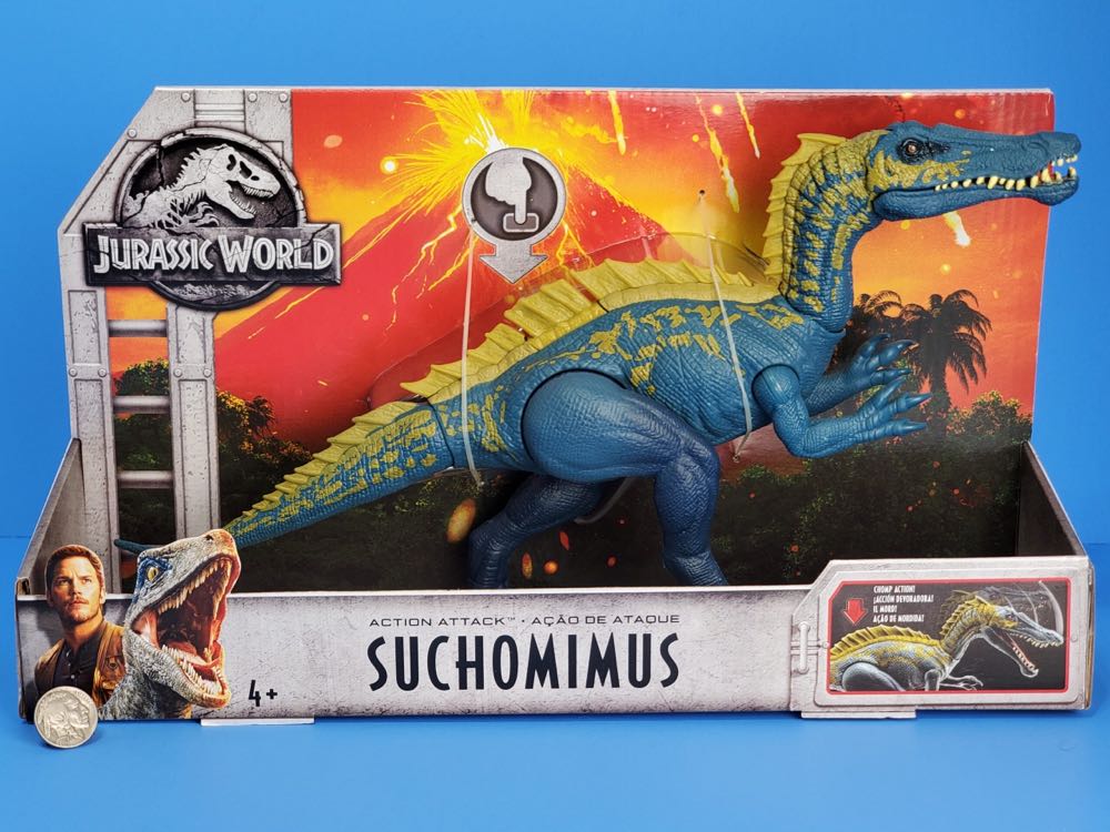 Jurassic World: Suchomimus - Mattel (Jurassic World: Action Attack) action figure collectible - Main Image 2