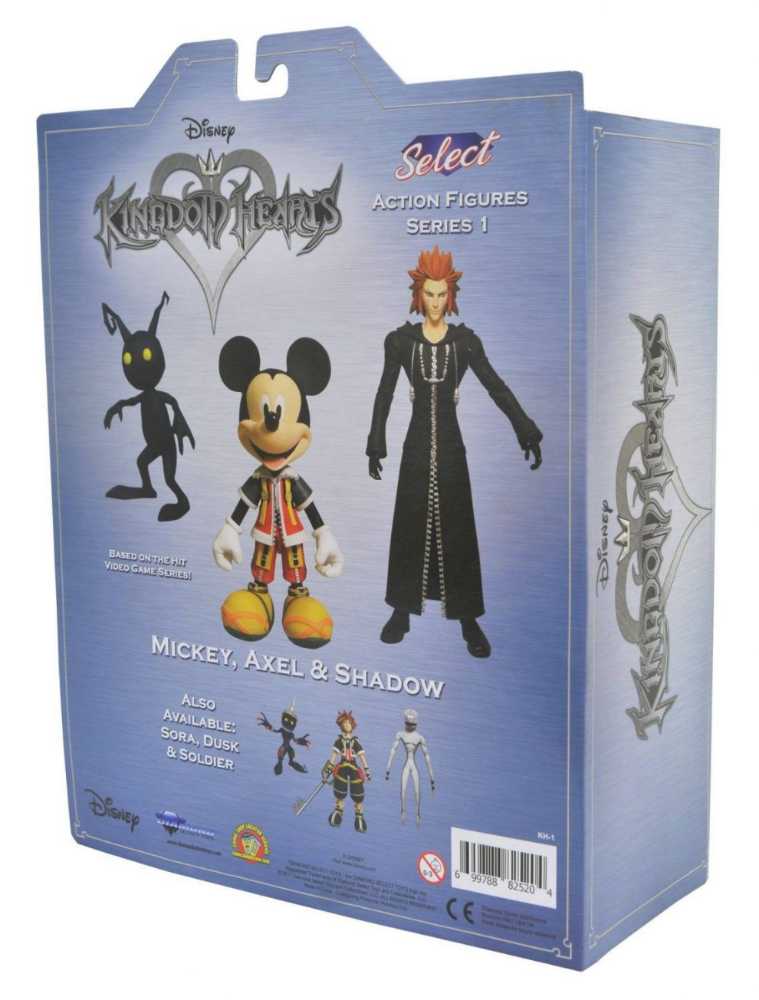 Diamond Select Disney Kingdom Hearts Mickey, Axel & Shadow  action figure collectible [Barcode 699788825204] - Main Image 2