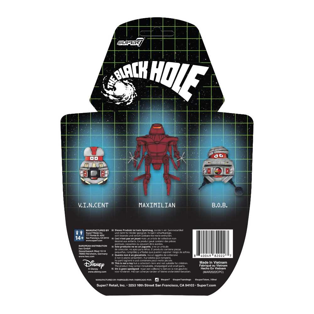 Maximilian - Super7 (ReAction) (The Black Hole) action figure collectible [Barcode 840049820227] - Main Image 2
