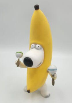 Banana Brian Family Guy Mezco - Mezco Toys (Series 6) action figure collectible [Barcode 696198200621] - Main Image 2