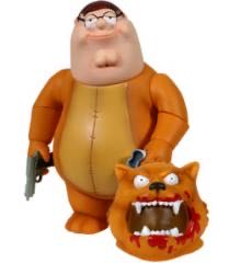 Peter As “Gary The No Trash Cougar” Family Guy Mezco - Mezco Toys (Series 5) action figure collectible [Barcode 696198200515] - Main Image 2