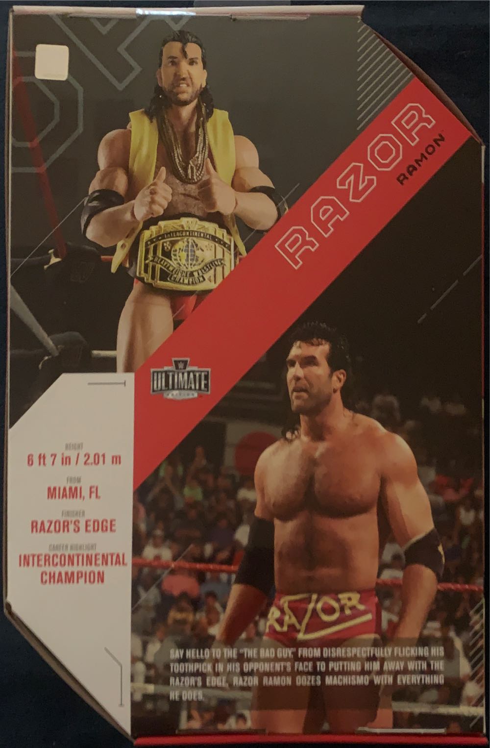 Razor Ramon Ultimate - Mattel (WWE Ultimate Edition) action figure collectible [Barcode 194735107667] - Main Image 2