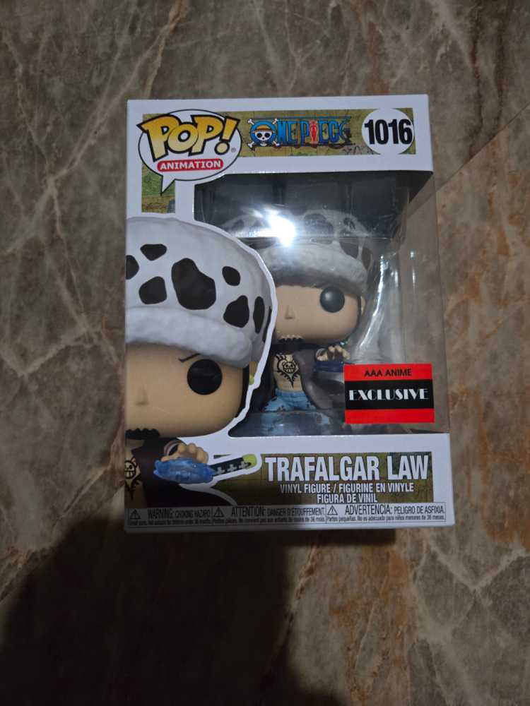 Trafalgar Law Aaa Exc: P o p ! Animation Vinyl Figurine Bundle With 1 Compatible ’toysdiva’ Graphic Protector 57268 B  action figure collectible [Barcode 889698572682] - Main Image 2
