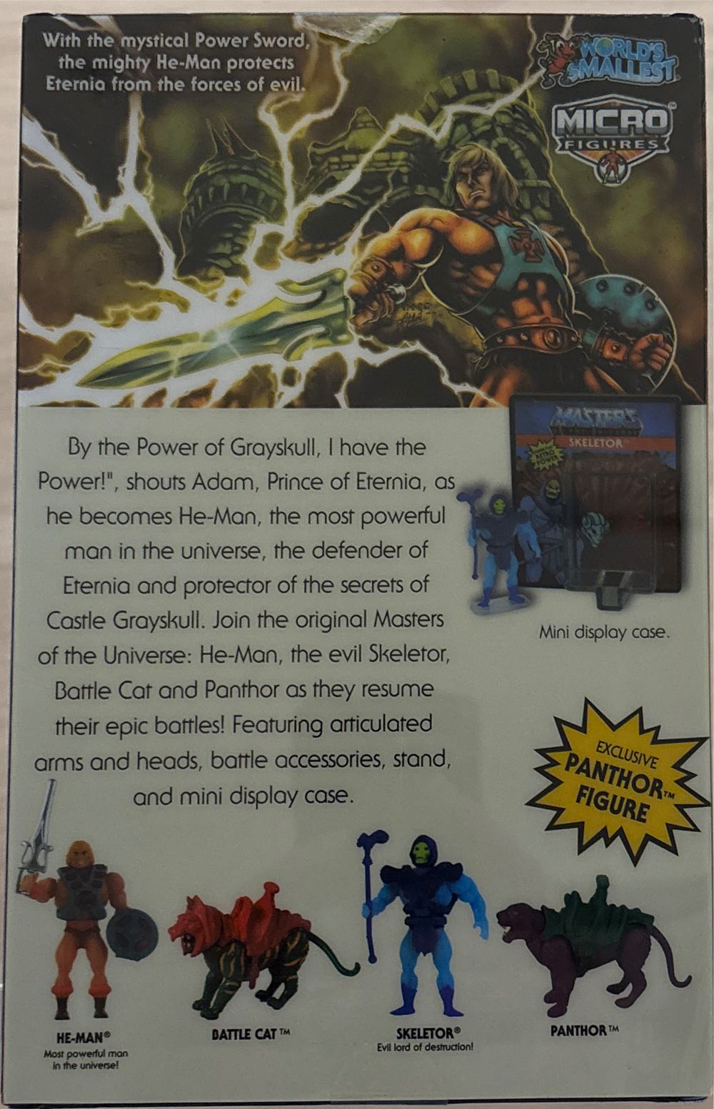 Masters Of The Universe: Worlds Smallest 4-Pack - Basic Fun (Masters of the Universe: World’s Smallest) action figure collectible [Barcode 810010992260] - Main Image 2