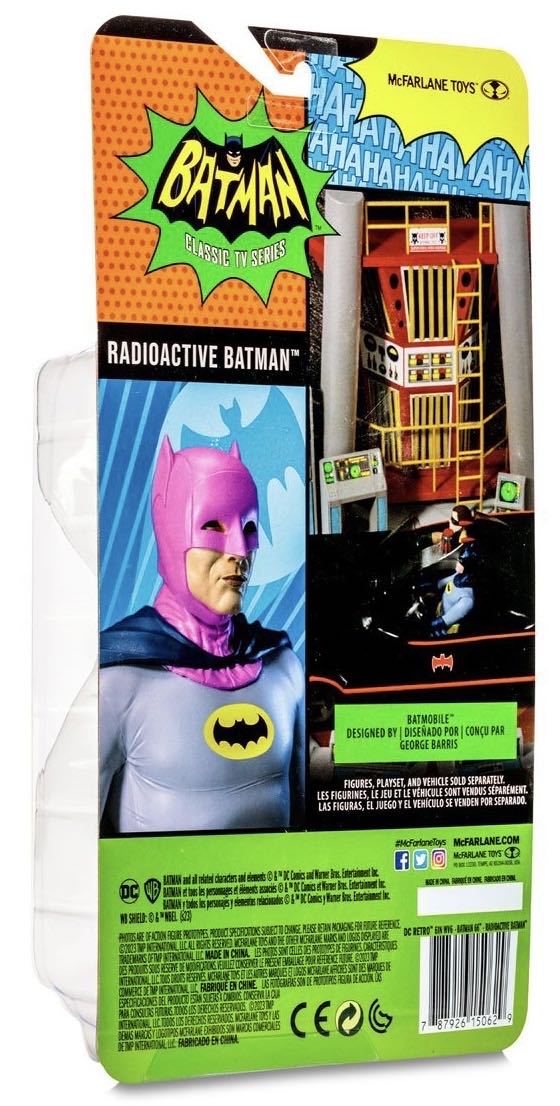 Radioactive Batman - McFarlane Toys (DC Batman ’66) action figure collectible [Barcode 787926150629] - Main Image 2