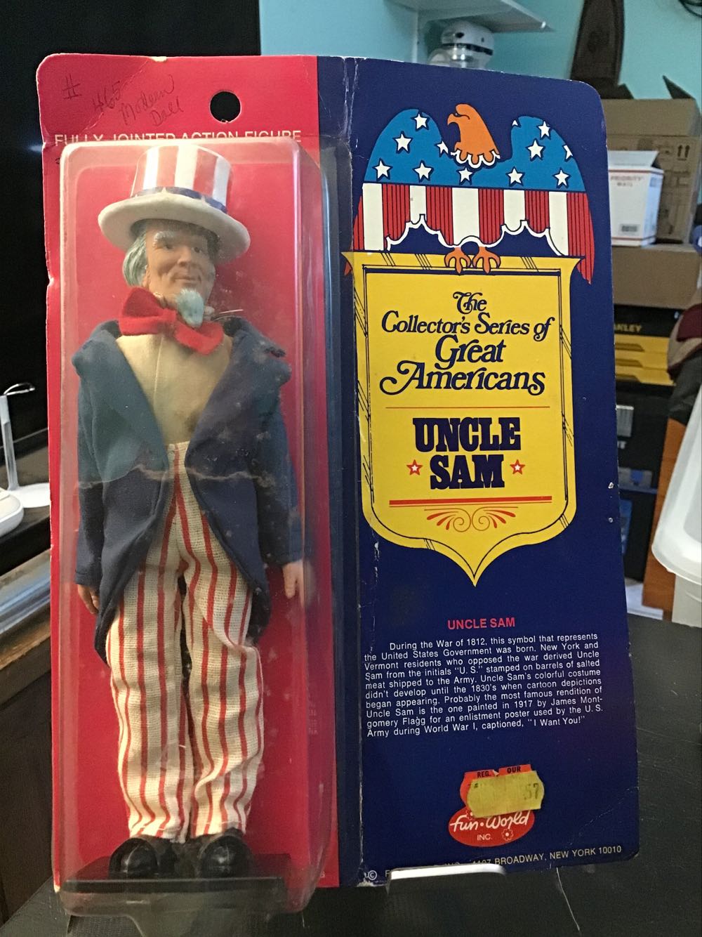 Uncle Sam - Fun-World. Inc. (The Collector Series Of Great Americans) action figure collectible - Main Image 1