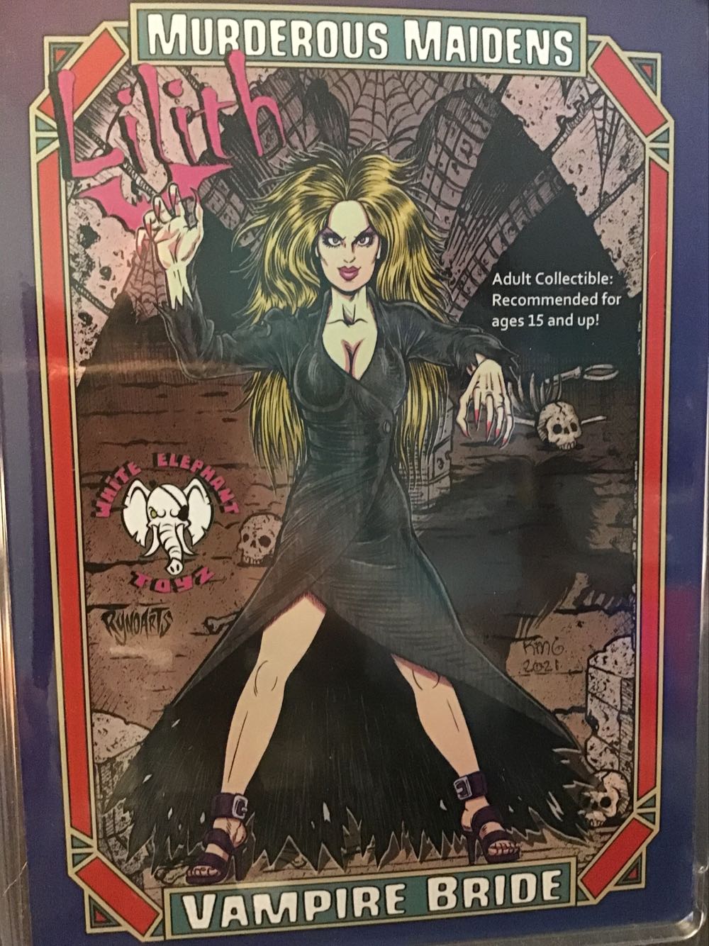 HORROR- Lilith Vampire Bride - White Elephant Toyz (Murderous Maidens) action figure collectible - Main Image 2