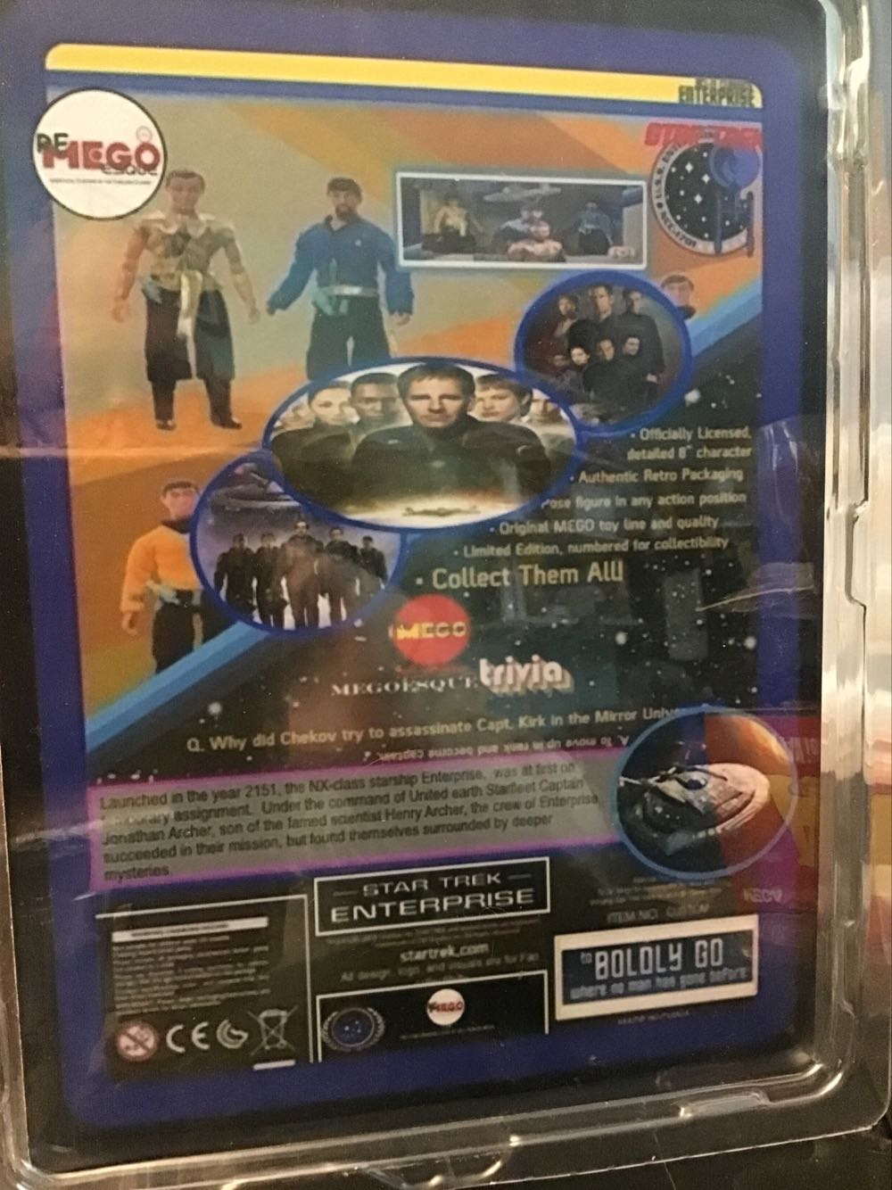 STAR TREK custom Capt. Archer, Mirror Universe - Custom (Star Trek Enterprise) action figure collectible - Main Image 2