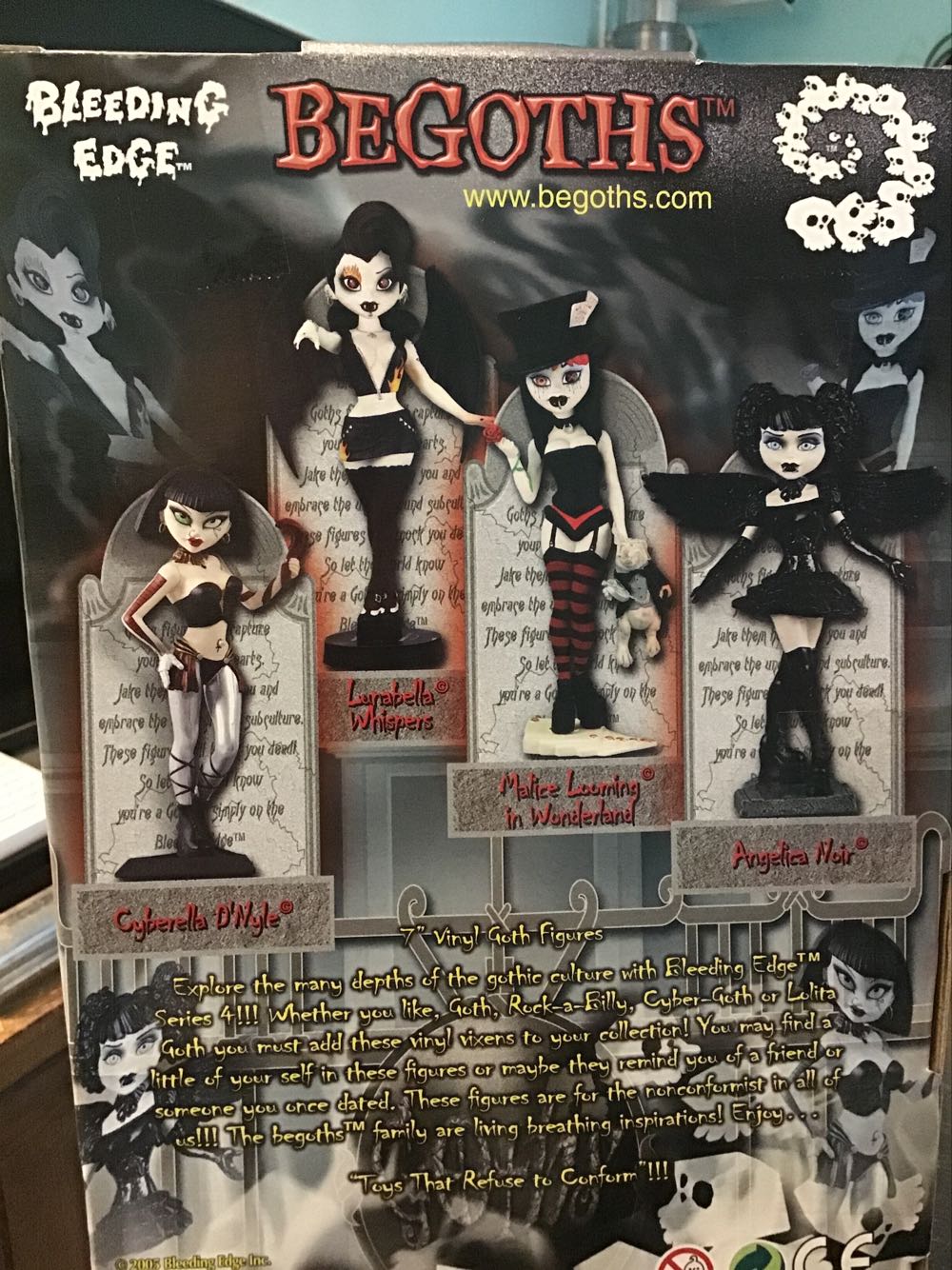 Malice In Wonderland - Bleeding Edge Inc. (BeGoths) action figure collectible [Barcode 840860010531] - Main Image 2