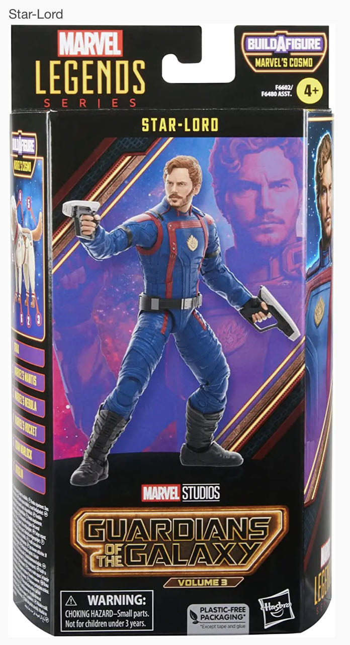 Marvel Guardians Of The Galaxy Vol. 3 Galactic Spaceship Rocket Action Figure With Vehicle And Blaster Accessory Superhero Toys For Kids