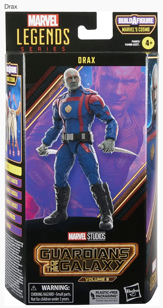 Marvel Legends Drax Guardians of the Galaxy Vol. 3 (BAF Cosmo Series) - Hasbro (Marvel Legends) action figure collectible - Main Image 1