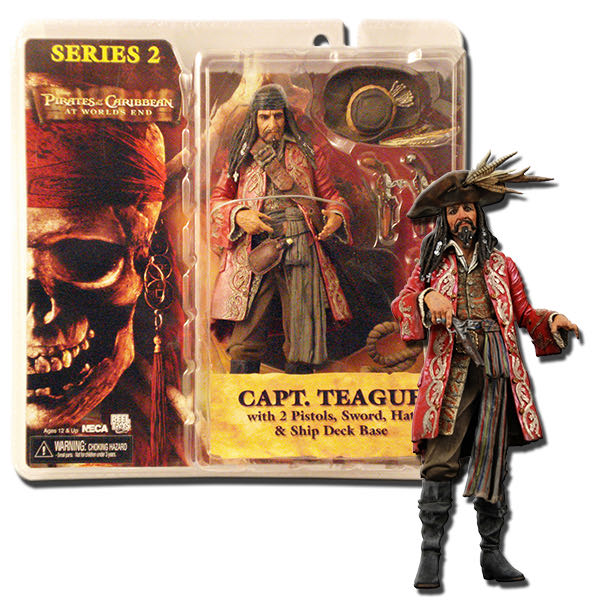 Captain Teague - Neca (POTC At Worlds End) action figure collectible [Barcode 634482302330] - Main Image 2