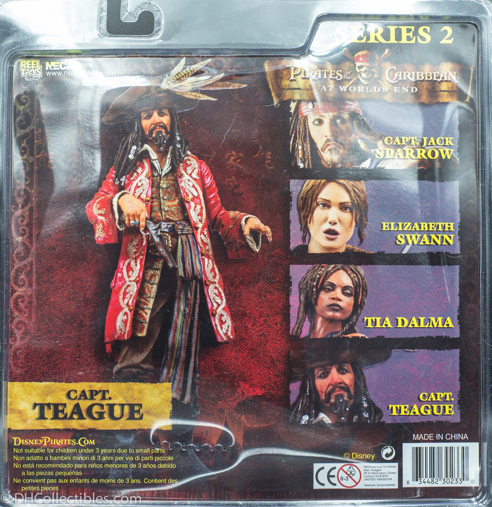 Captain Teague - Neca (POTC At Worlds End) action figure collectible [Barcode 634482302330] - Main Image 3