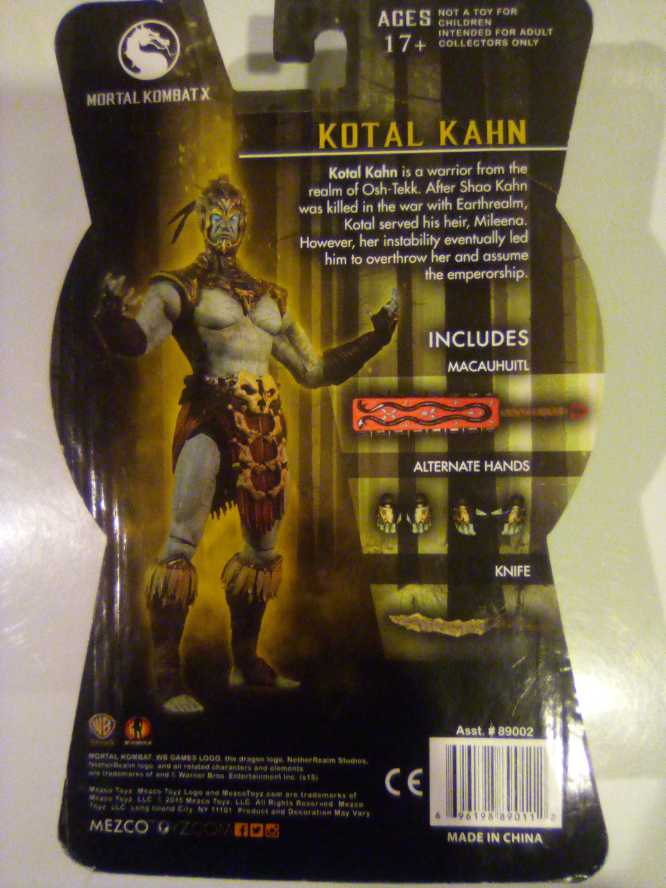 Kotal Kahn - MezcoToyz action figure collectible [Barcode 021144000060] - Main Image 2