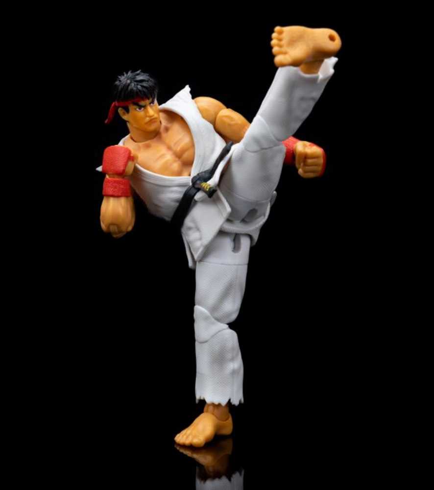 Street Fighter II Ultra: Ryu - Jada Toys (Ultra Street Fighter II) action figure collectible [Barcode 801310342152] - Main Image 4