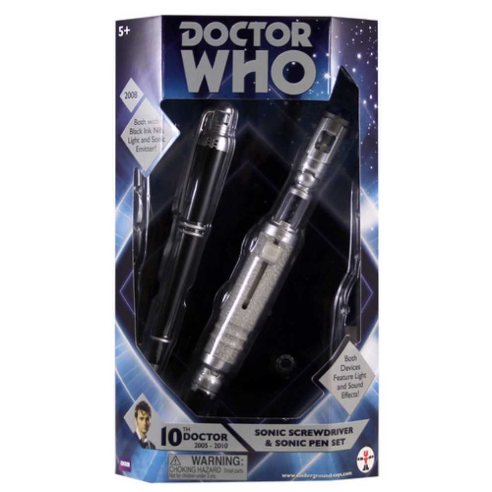 10th Doctor Sonic Screwdriver & Sonic Pen Set - Character Options (Doctor Who) action figure collectible - Main Image 2