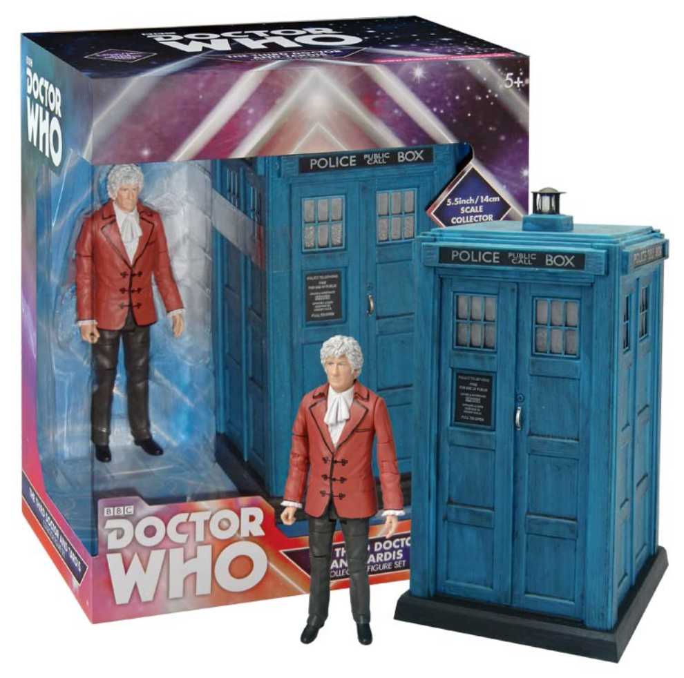 3rd Doctor and Tardis - Collector Figure Set - Character Options (Doctor Who) action figure collectible - Main Image 2