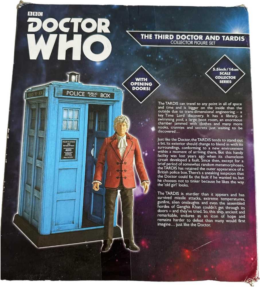 3rd Doctor and Tardis - Collector Figure Set - Character Options (Doctor Who) action figure collectible - Main Image 4