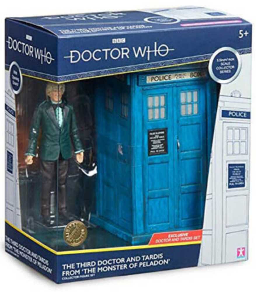 3rd Doctor and Tardis from The Monster of Peladon - Character Options (Doctor Who) action figure collectible - Main Image 2