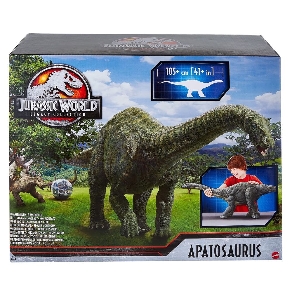 Apatosaurus - Mattel (Super Colossal) action figure collectible - Main Image 2