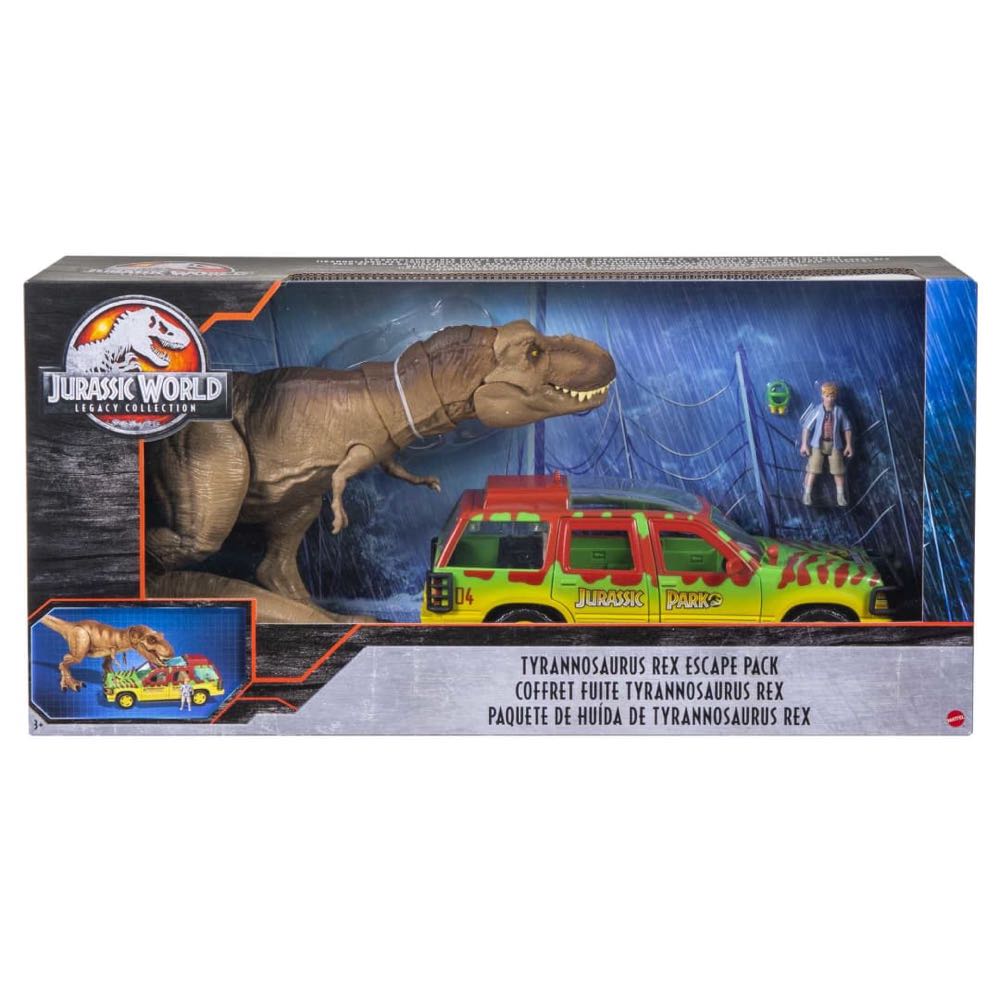 Jurassic World: Tyrannosaurus Rex - Mattel (Jurassic World: Legacy Collection: Tyrranosaurus Rex Escape Pack) action figure collectible - Main Image 2