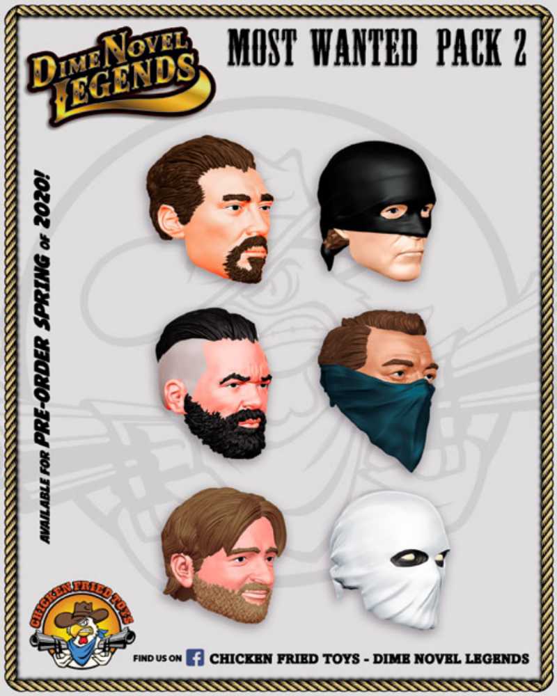 Dime Novel Legends Most Wanted 2 - Chicken Fried Toys (Dime Novel Legends) action figure collectible - Main Image 1