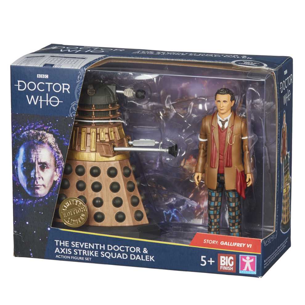 7th Doctor and Axis Strike Squad Dalek - Character Options (Doctor Who) action figure collectible - Main Image 4