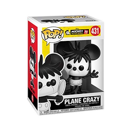 Funko Pop! Disney: Mickey’s 90th Plane Crazy Mickey Toy Multicolor  action figure collectible [Barcode 889698321914] - Main Image 2