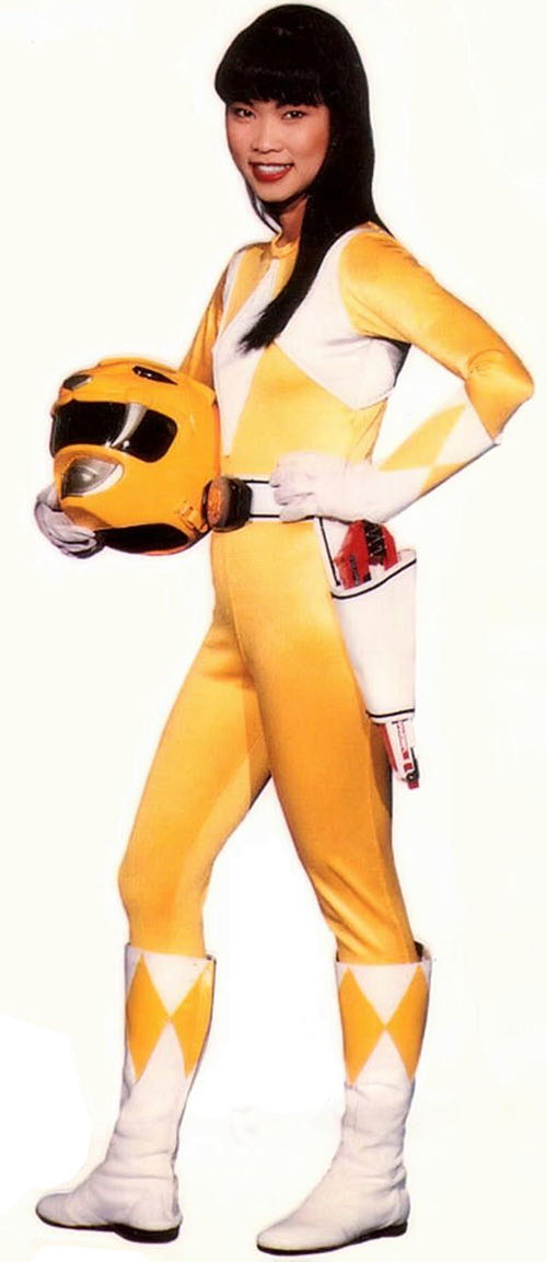 Yellow Ranger (Trini Kwan) - Hasbro (PR Mighty Morphin) action figure collectible [Barcode 5010994183363] - Main Image 2